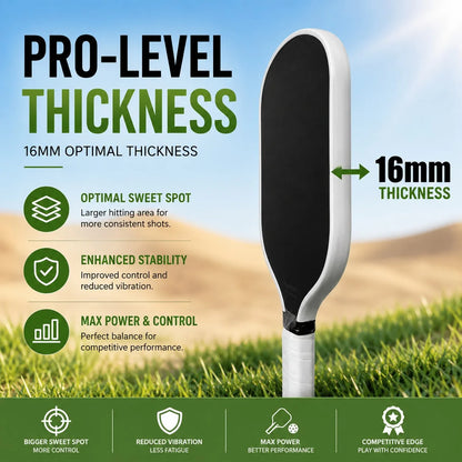 2026 Gen 5 Foam Core Pickleball Paddle T700 Raw Carbon Fiber Hot-pressing Friction Surface High Grit Spin Pickle Ball Racket
