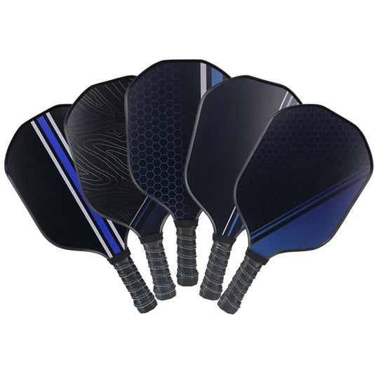 Carbon Fiber Black Pickleball Paddles Set of 2