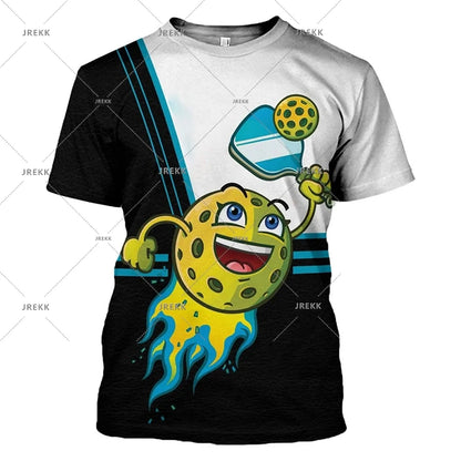 Pickleball Sport Funny T-shirt For Men Women Trend