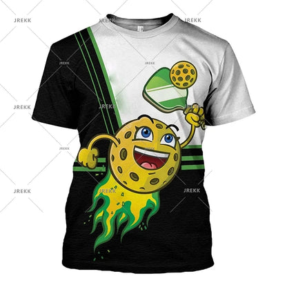 Pickleball Sport Funny T-shirt For Men Women Trend