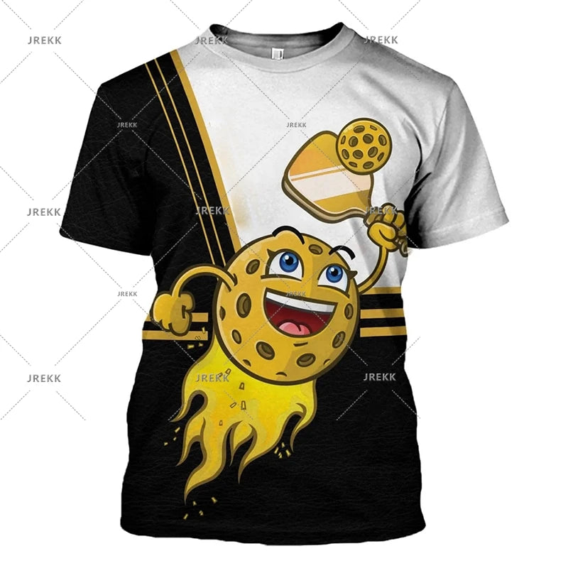 Pickleball Sport Funny T-shirt For Men Women Trend