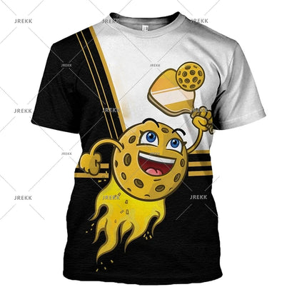 Pickleball Sport Funny T-shirt For Men Women Trend
