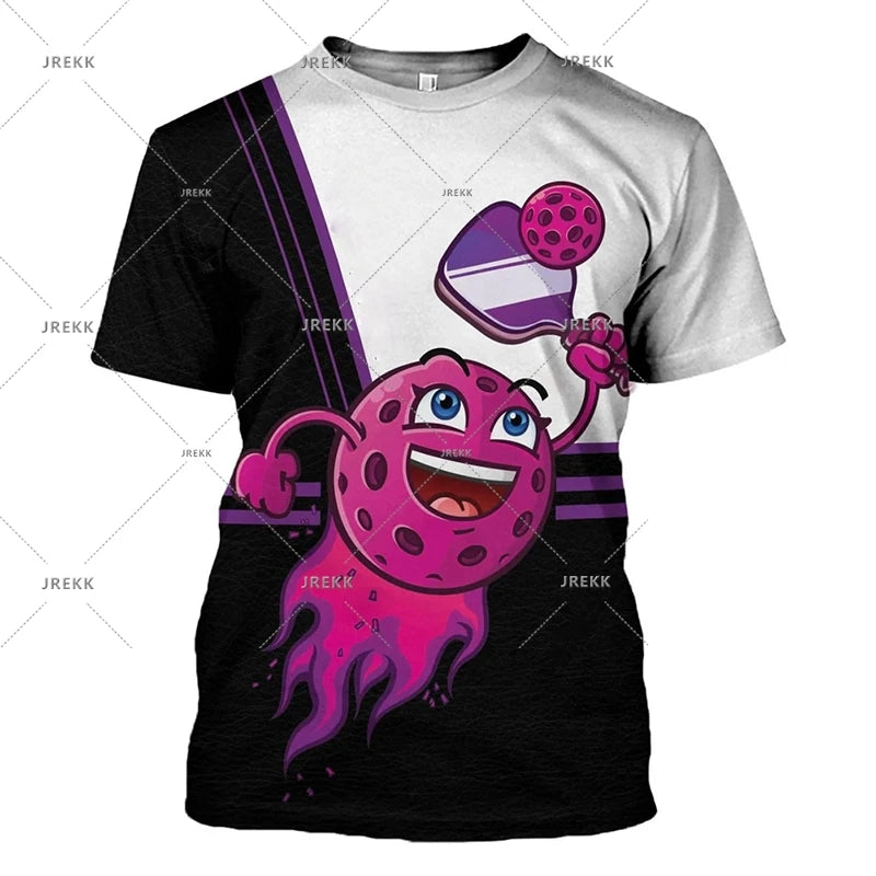 Pickleball Sport Funny T-shirt For Men Women Trend