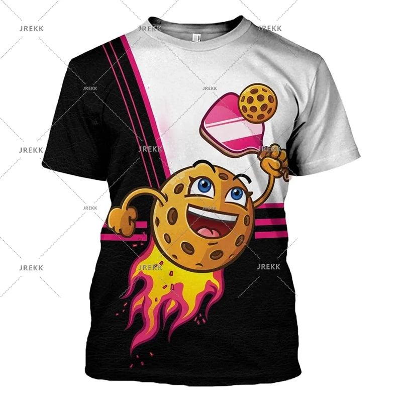 Pickleball Sport Funny T-shirt For Men Women Trend