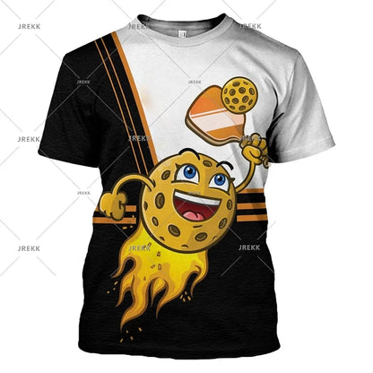 Pickleball Sport Funny T-shirt For Men Women Trend